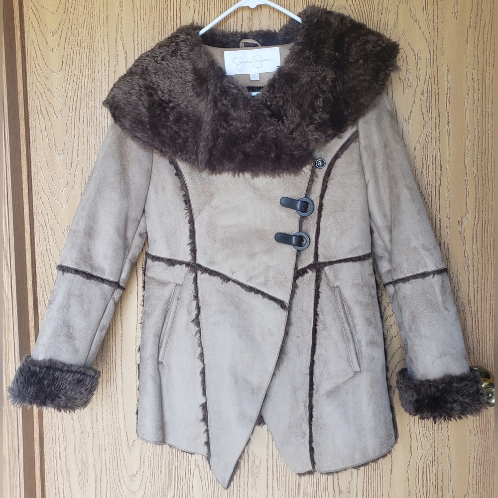 Jessica Simpson Faux Fur Jacket - S/M